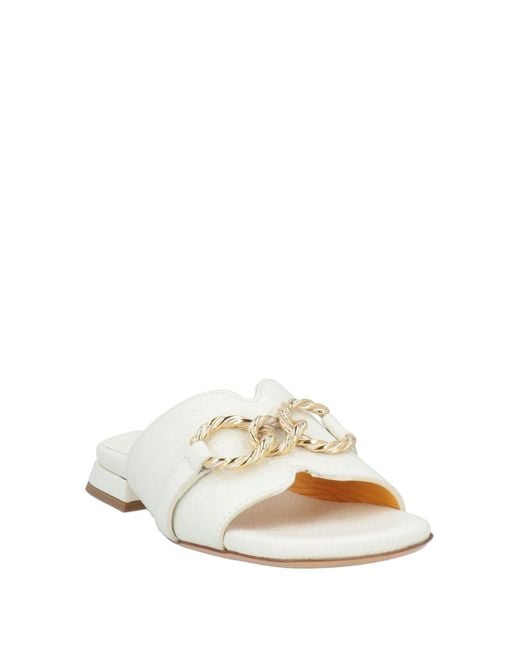 Mara Bini White Sandals