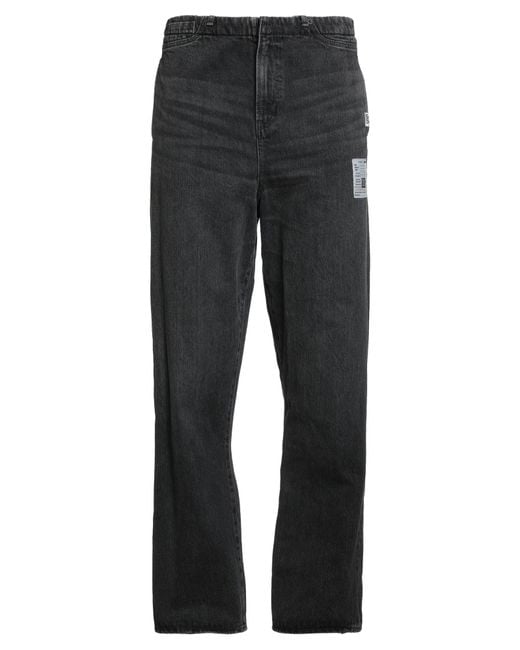Maison Mihara Yasuhiro Black Jeans Cotton for men
