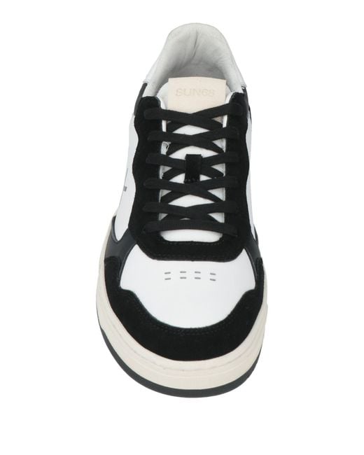 Sun 68 Black Trainers for men
