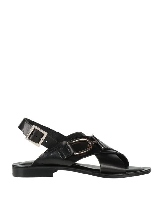 Pollini Black Sandals