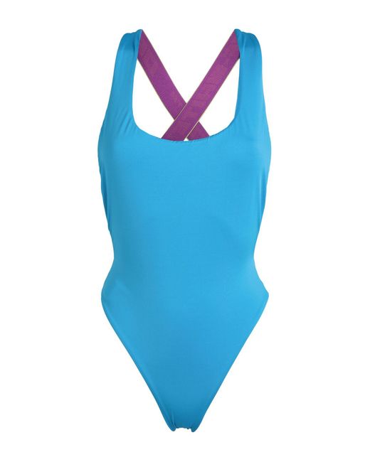 Off-White c/o Virgil Abloh Blue One-piece Swimsuit