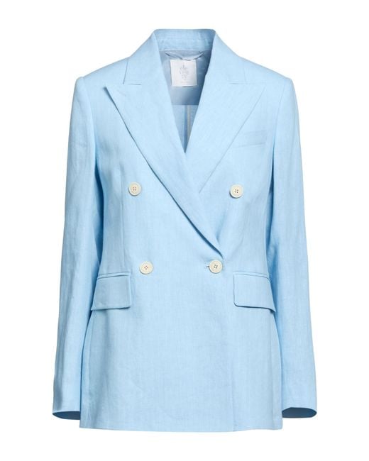 Eleventy Blue Sky Blazer Linen