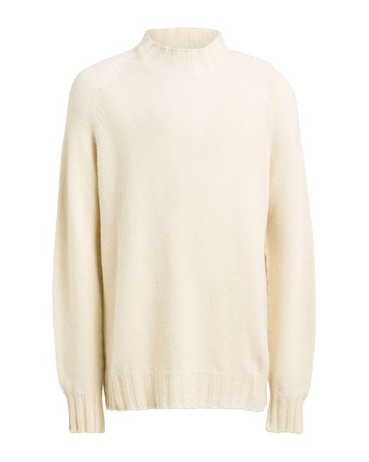 Tagliatore White Turtleneck for men