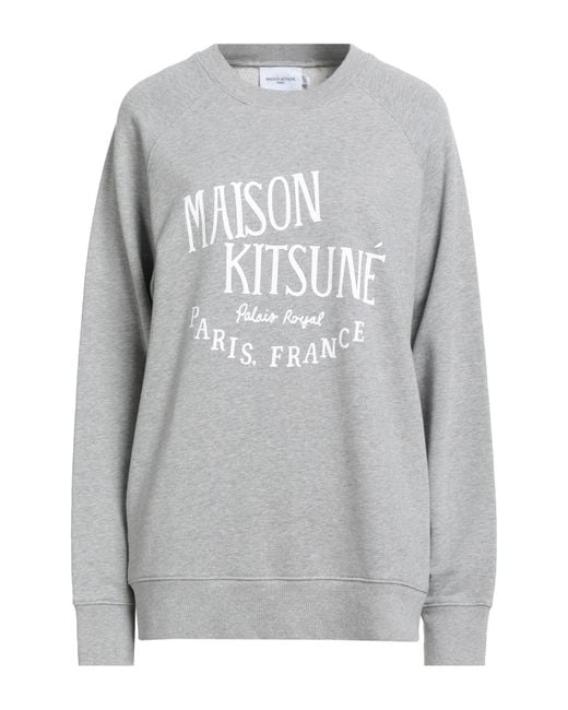 Maison Kitsuné Gray Sweatshirt