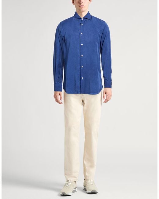 Boglioli Blue Shirts for men
