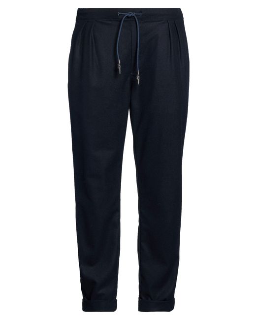 La Martina Blue Pants Polyester, Viscose, Elastane for men
