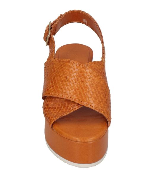 MÉTAMORF'OSE by ELUE PAR NOUS Brown Sandals