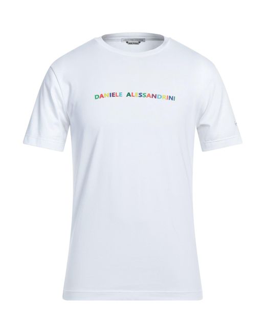 Grey Daniele Alessandrini White T-shirt for men