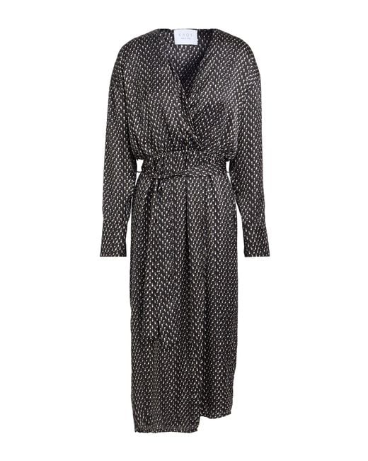 Kaos Gray Midi Dress