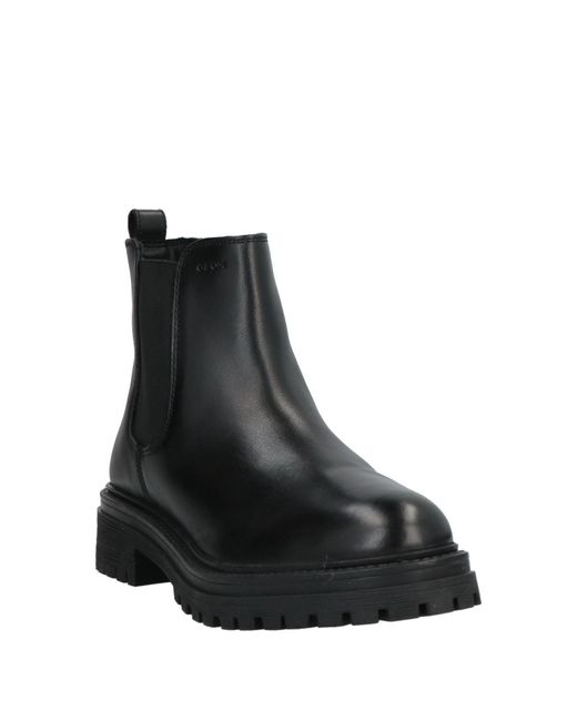 Geox Black Ankle Boots