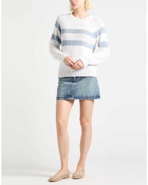 Eleventy White Light Sweater Cotton