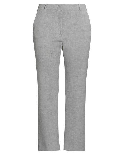 Peserico Gray Easy Pants Polyester, Viscose, Cotton, Elastane