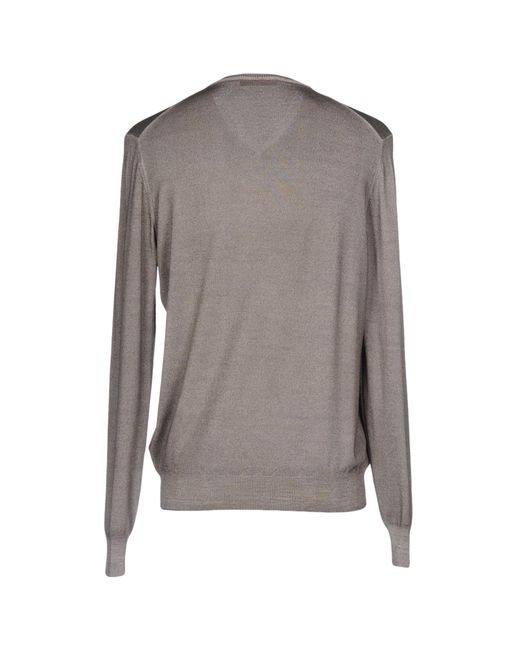 Pullover Moorer pour homme en coloris Gray