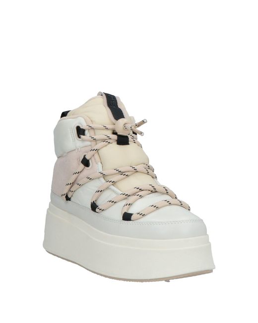 Ash White Stiefelette