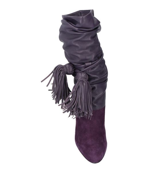 Rodo Purple Ankle Boots