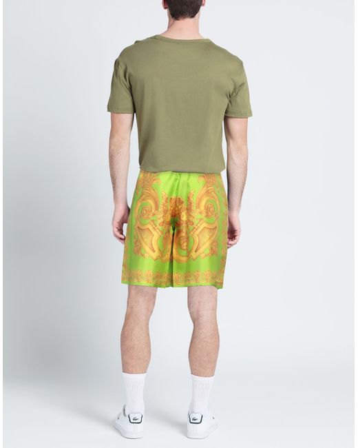 Versace Green Shorts & Bermuda Shorts for men