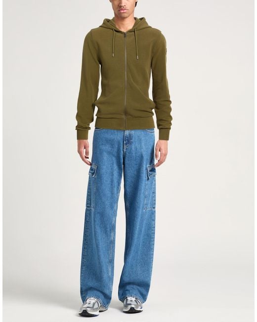 Colmar Green Military Sweatshirt Cotton, Polyamide, Elastane for men