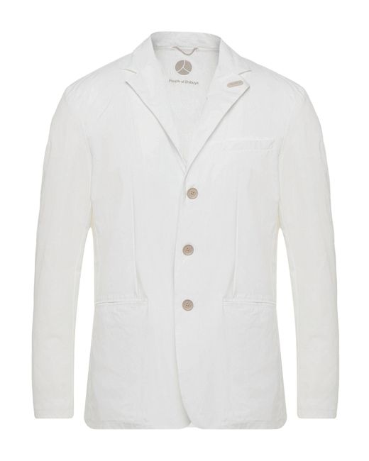 People Of Shibuya White Blazer for men