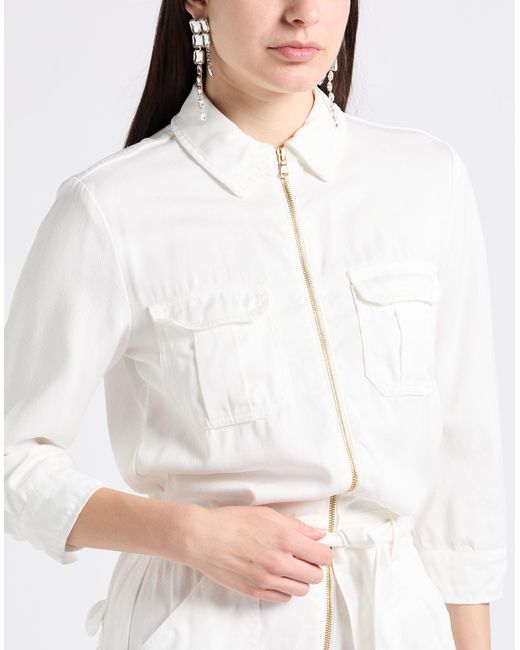 ViCOLO White Jumpsuit Lyocell