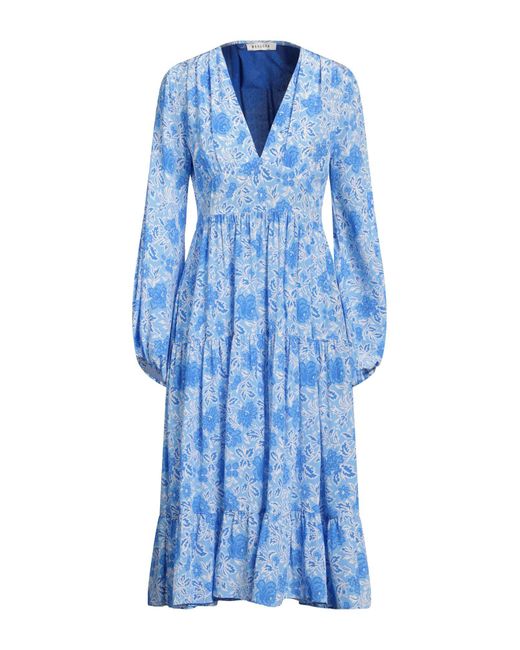 MASSCOB Blue Midi Dress