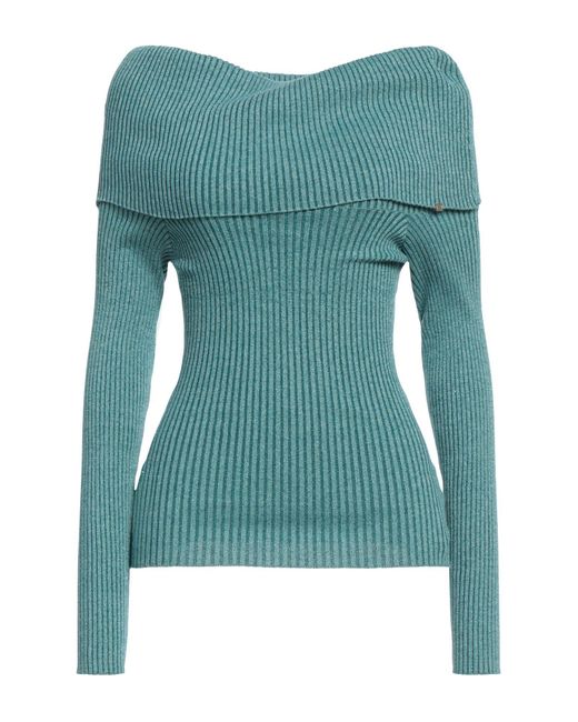 Elisabetta Franchi Green Sweater