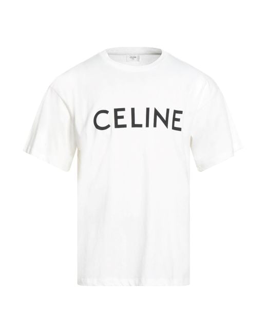 Céline White T-Shirts for men