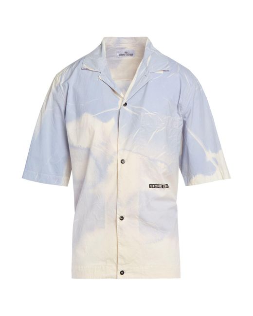 Stone Island Blue Shirt for men