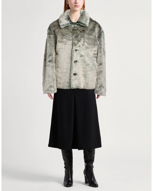 Guess Gray Shearling & Teddy