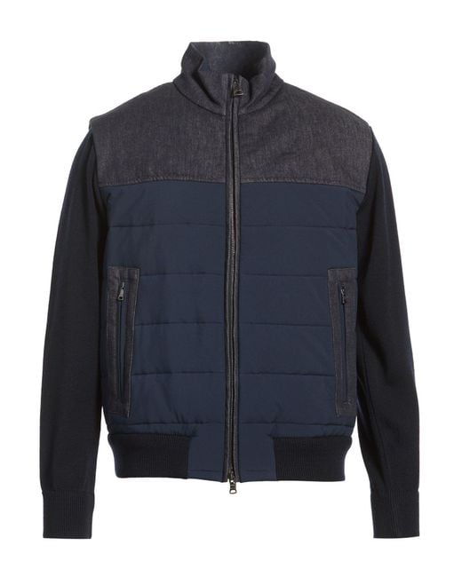 Paul & Shark Blue Midnight Puffer Virgin Wool for men