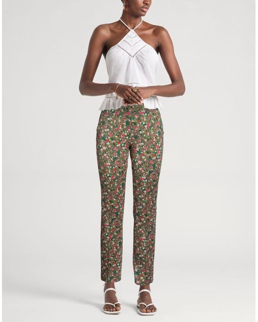 Marc Cain Gray Pants Polyester, Elastane