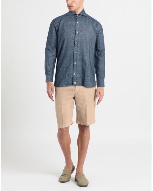 Camisa Sonrisa de hombre de color Blue