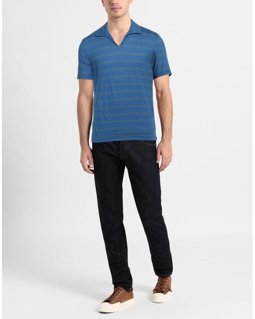Fedeli Poloshirt in Blue für Herren