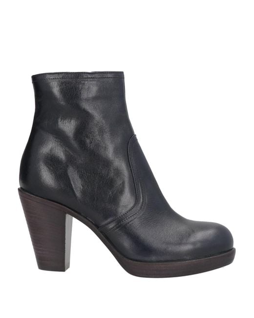Fiorentini Baker Women's Black Ankle Boots Leather
