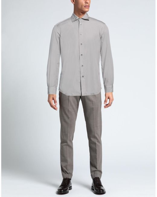 Barena Gray Shirt Cotton for men