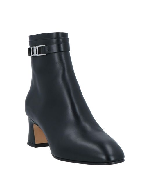 Ferragamo Black Ankle Boots