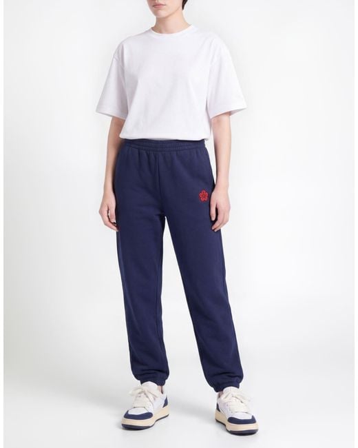 KENZO Blue Pants Cotton