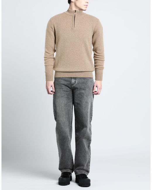 Aragona Natural Turtleneck for men