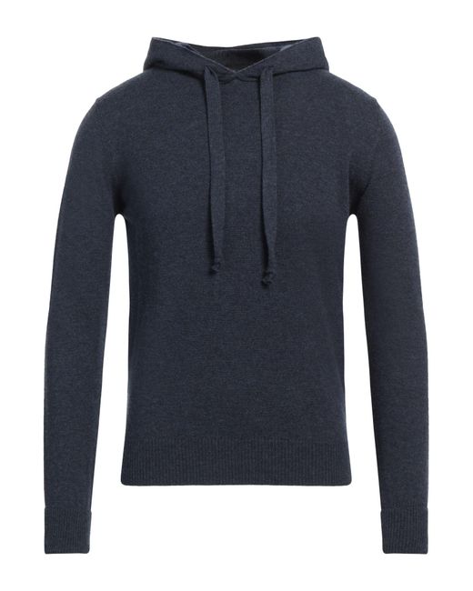 Alpha Studio Blue Midnight Sweater Geelong Wool for men