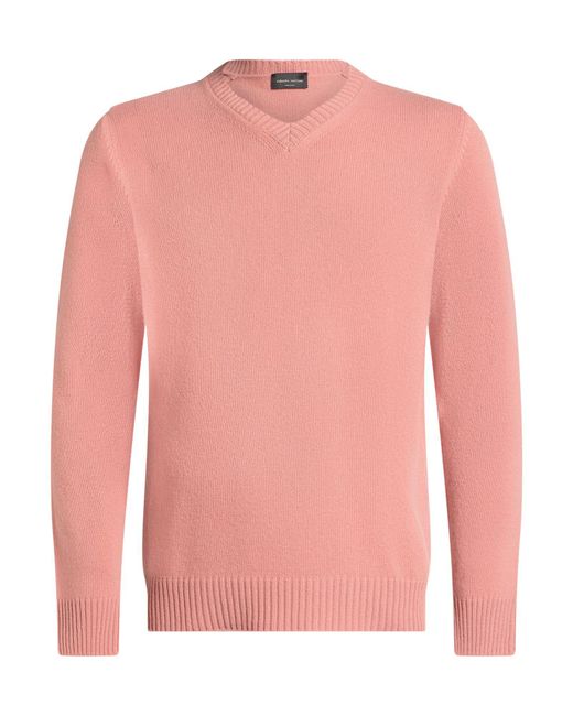 Pullover Roberto Collina de hombre de color Pink