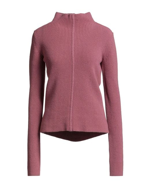 Rick Owens Red Turtleneck