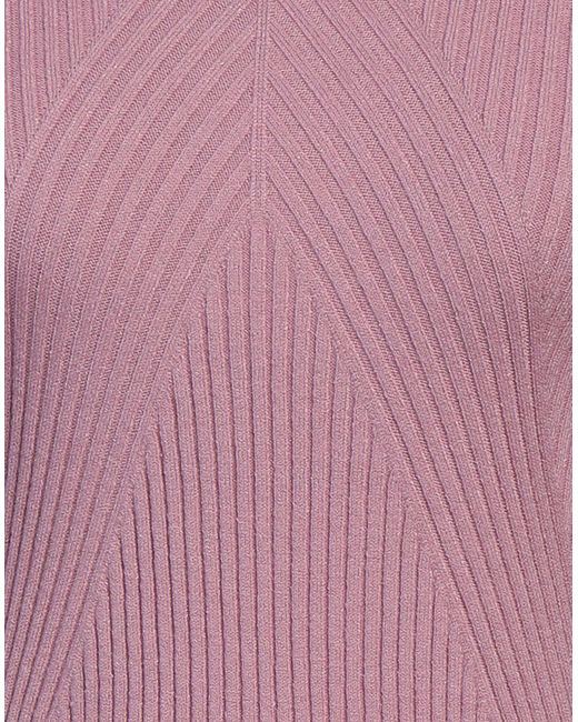 Marella Purple Turtleneck Viscose, Polyester, Polyamide