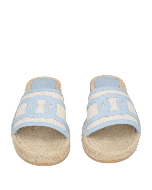 Tod's White Espadrilles