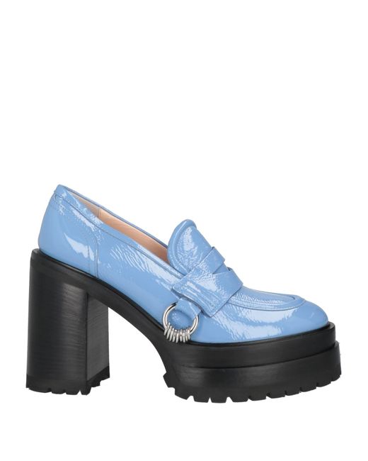 Agl Attilio Giusti Leombruni Blue Loafers