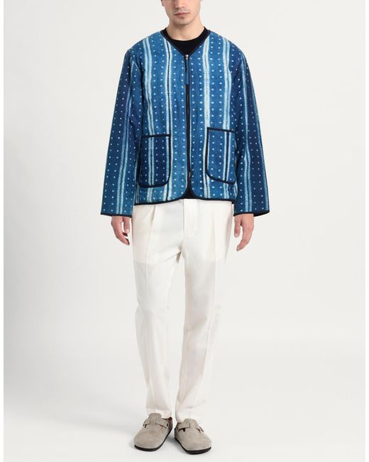 Kardo Blue Overcoat & Trench Coat for men