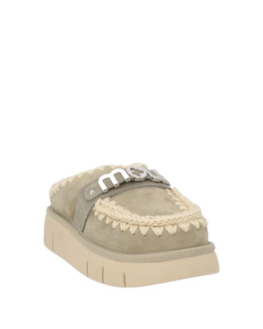 Mou Natural Mules & Clogs