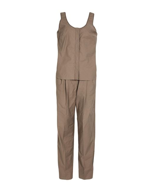 Brunello Cucinelli Natural Jumpsuits