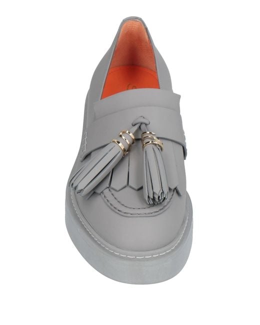 Santoni Gray Loafer