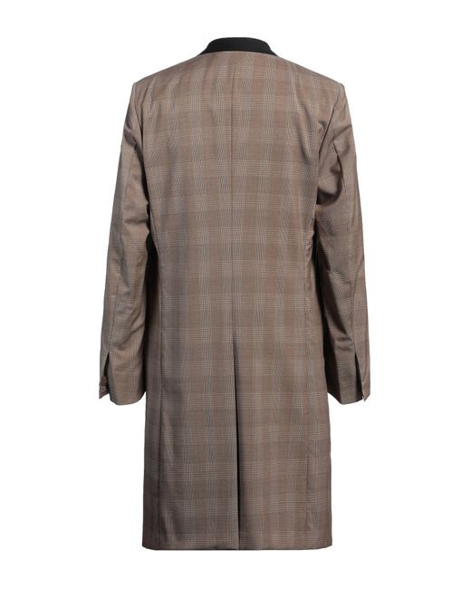 Givenchy Brown Camel Overcoat & Trench Coat Virgin Wool, Polyamide, Elastane, Wool, Mohair Wool for men