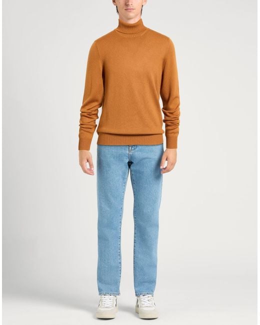 Gran Sasso Brown Turtleneck for men