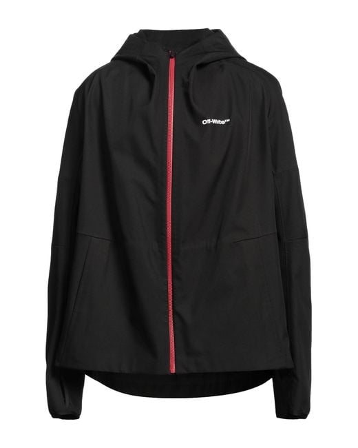 Off-White c/o Virgil Abloh Black Jacket Polyester for men